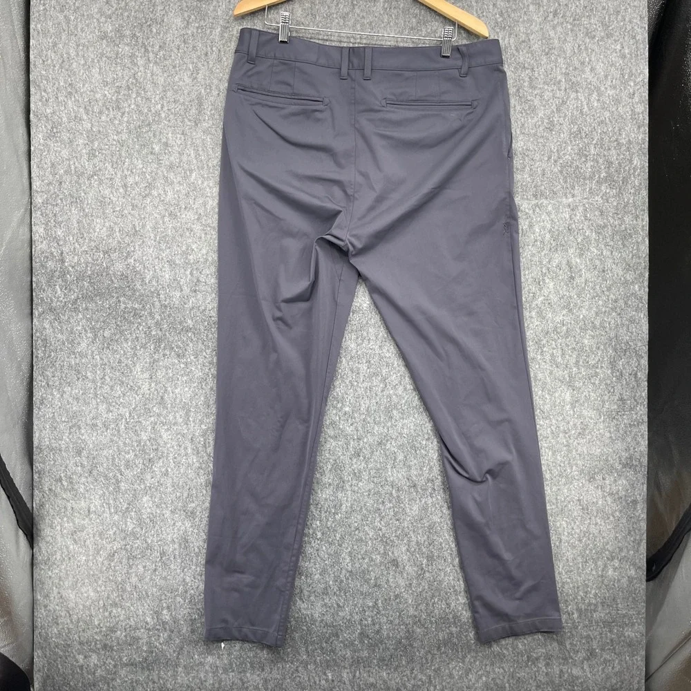 Rhone Pants Mens 38 Gray Tapered Fit Technical Stretch Performance Commuter